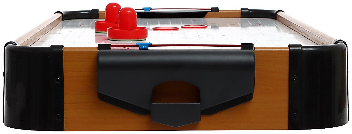 Настольный аэрохоккей «Лидер», работает от батареек