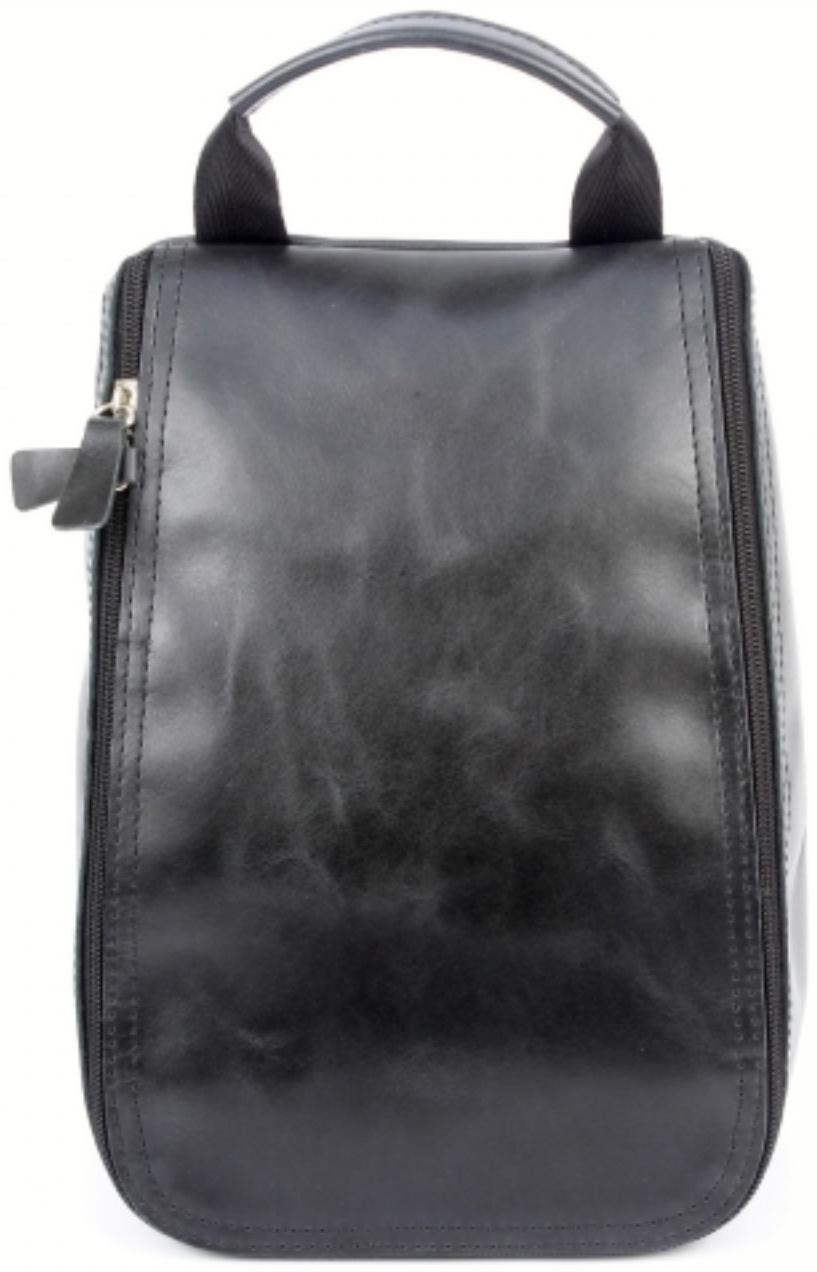 Косметичка дорожная на молнии, цвет чёрный