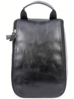 Косметичка дорожная на молнии, цвет чёрный