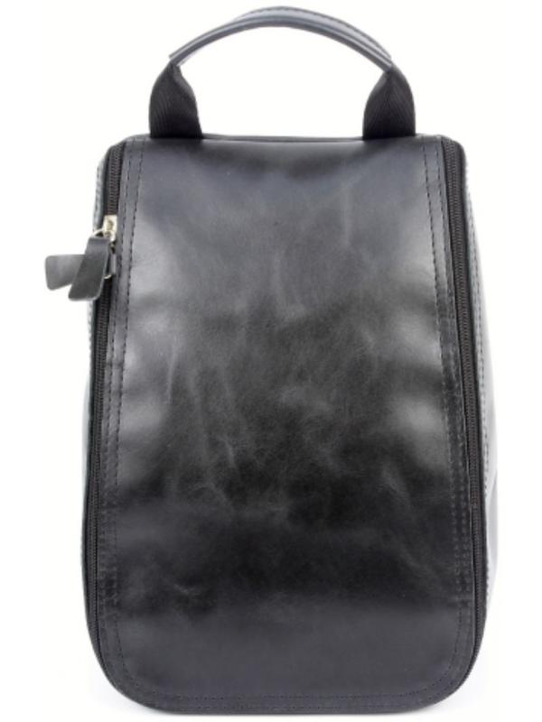 Косметичка дорожная на молнии, цвет чёрный