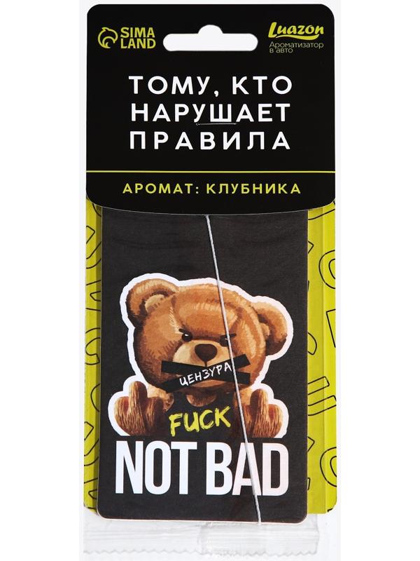 Ароматизатор картонный BADBOY, аромат клубника