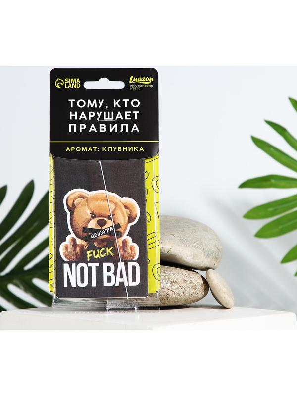 Ароматизатор картонный BADBOY, аромат клубника