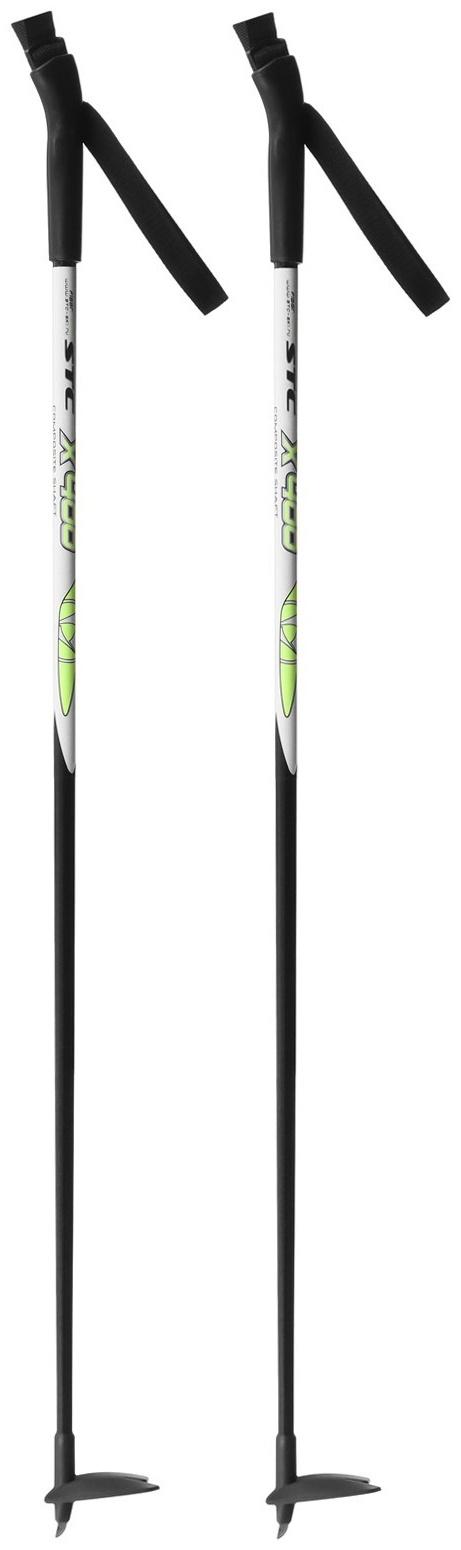 Палки лыжные стеклопластиковые, длина 100 см, цвета МИКС