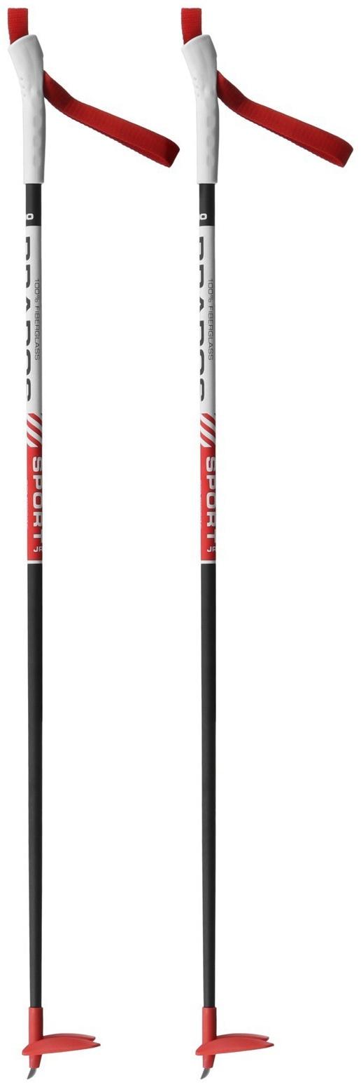 Палки лыжные стеклопластиковые, длина 100 см, цвета МИКС