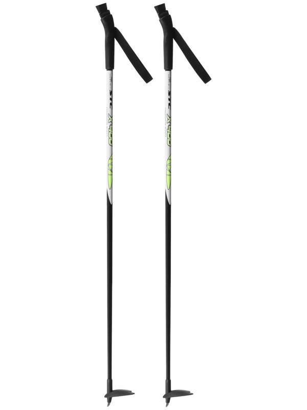 Палки лыжные стеклопластиковые, длина 100 см, цвета МИКС