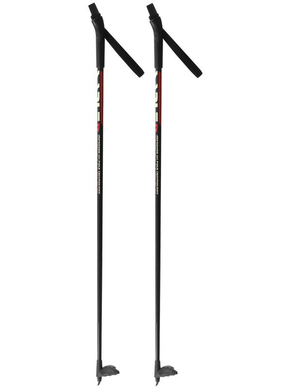 Палки лыжные стеклопластиковые, длина 100 см, цвета МИКС