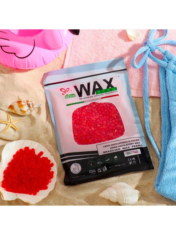 Воск для депиляции пленочный Клубника, 200 грамм