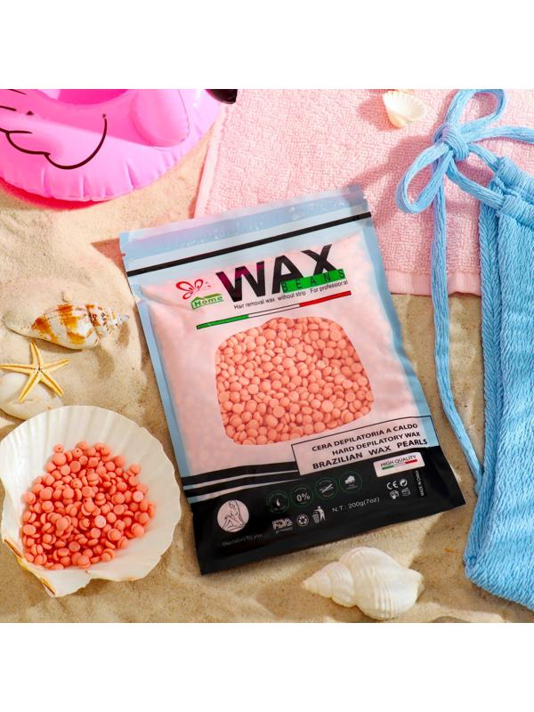 Воск для депиляции пленочный Розовая роза, 200 грамм