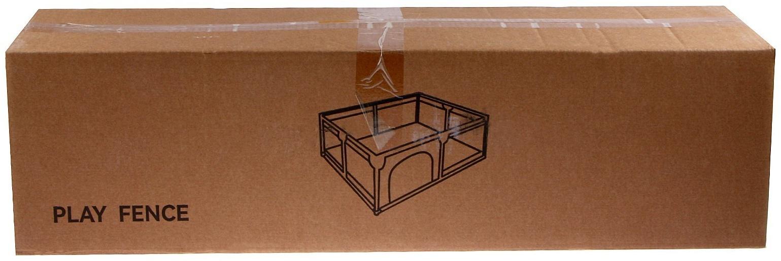 Манеж детский «Серый», 150х150х68 см