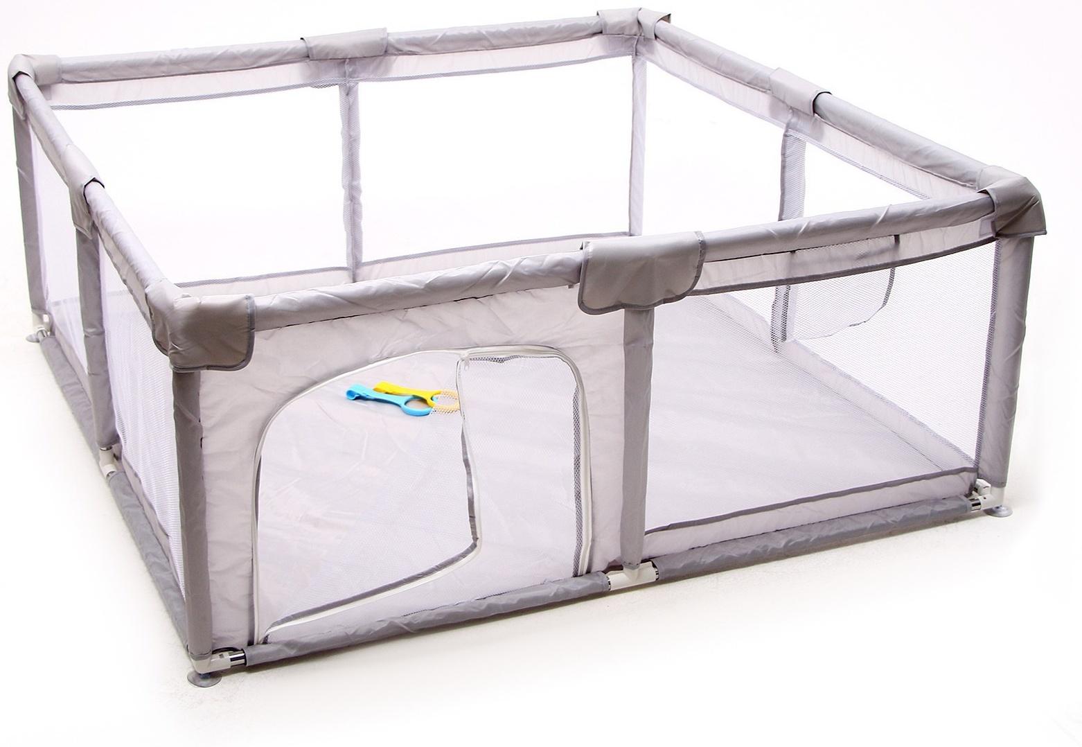 Манеж детский «Серый», 150х150х68 см
