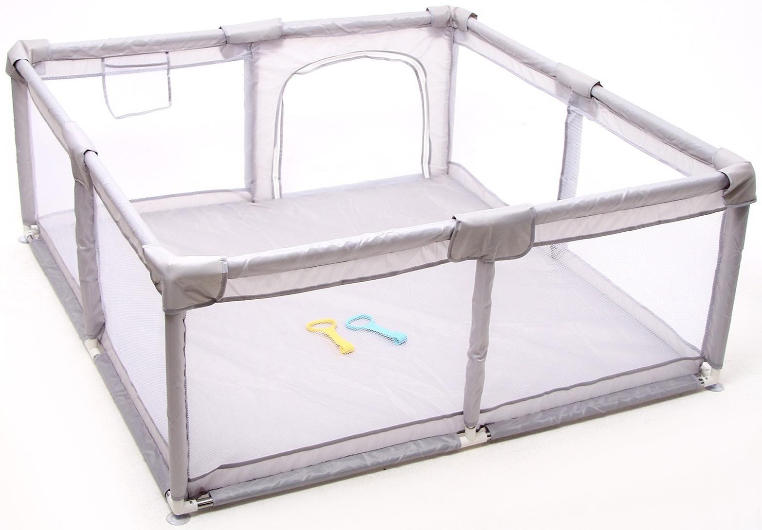 Манеж детский «Серый», 150х150х68 см