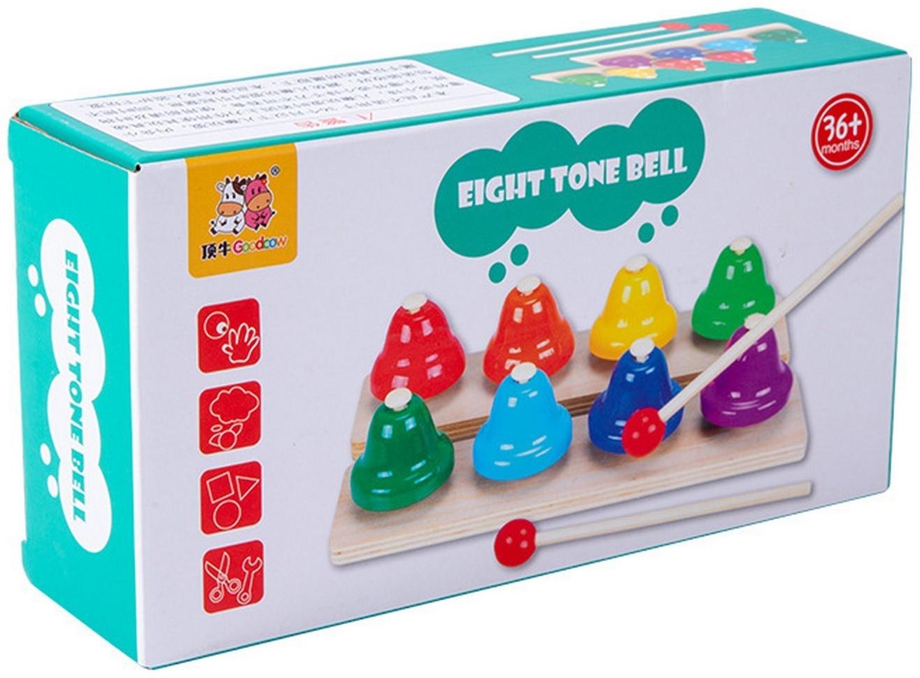 Музыкальная игрушка «Восьми тональные колокольчики» 23 × 6 × 12,5 см