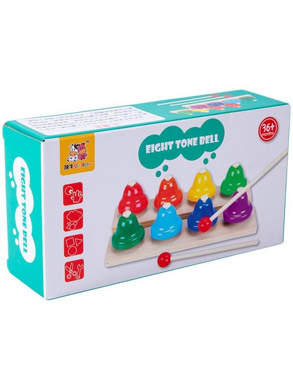 Музыкальная игрушка «Восьми тональные колокольчики» 23 × 6 × 12,5 см