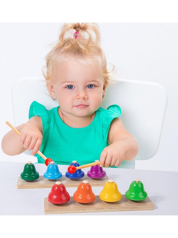 Музыкальная игрушка «Восьми тональные колокольчики» 23 × 6 × 12,5 см