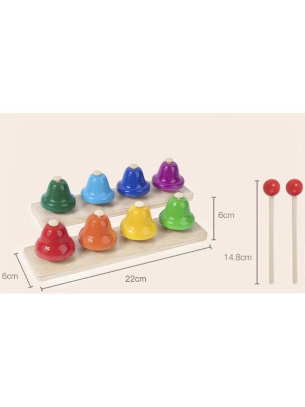 Музыкальная игрушка «Восьми тональные колокольчики» 23 × 6 × 12,5 см