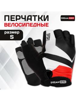 Перчатки велосипедные Dream Bike, с гелевыми вставками, мужские, р. S