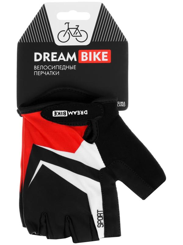 Перчатки велосипедные Dream Bike, с гелевыми вставками, мужские, р. S