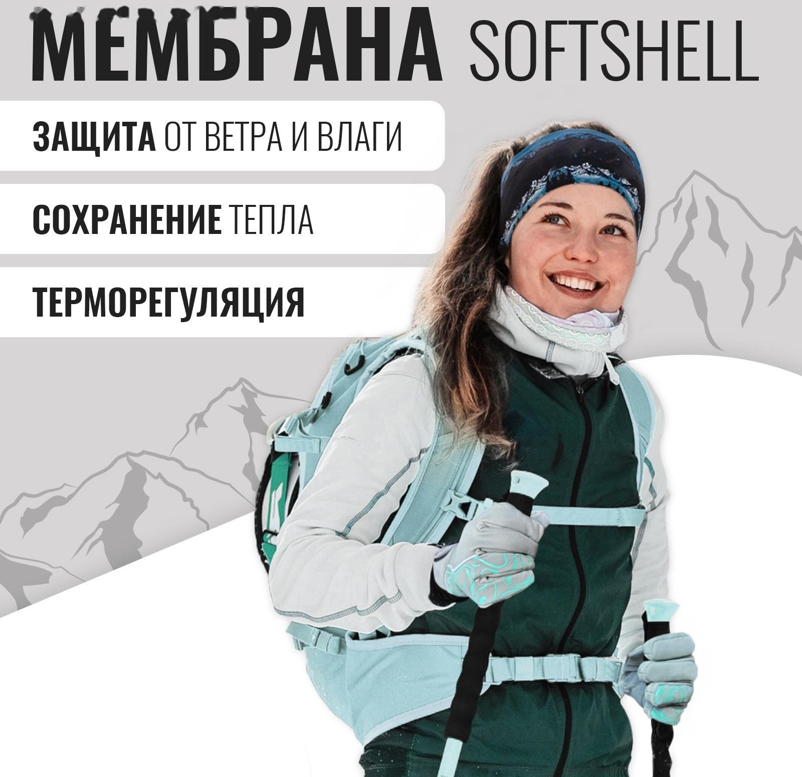 Перчатки лыжные ONLYTOP модель 2099, р. L