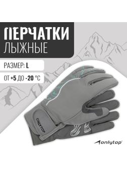 Перчатки лыжные ONLYTOP модель 2099, р. L