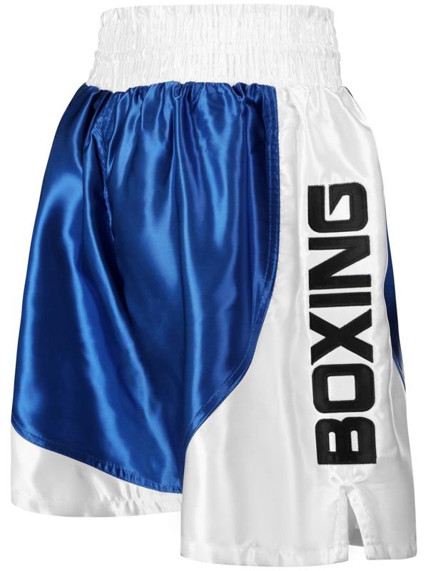Шорты боксёрские FIGHT EMPIRE, ROUND, р. L, цвет синий