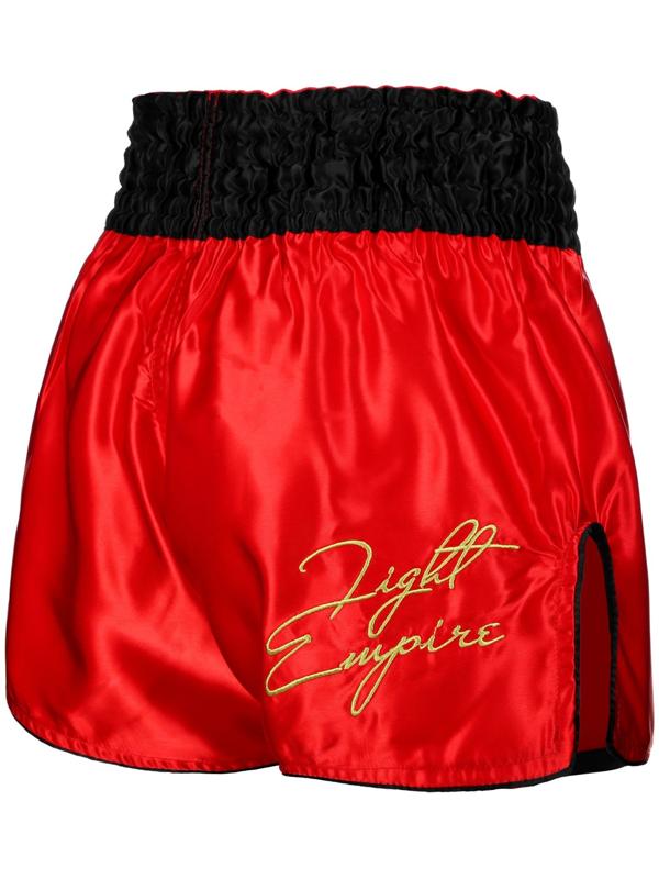 Шорты для тайского бокса FIGHT EMPIRE, р. M, цвет красный