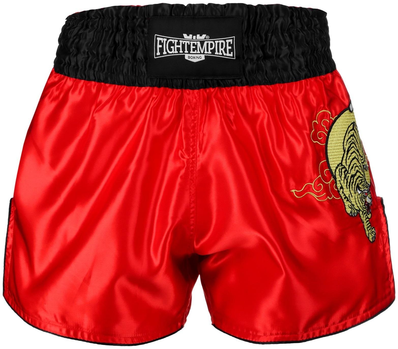Шорты для тайского бокса FIGHT EMPIRE, р. XL, цвет красный