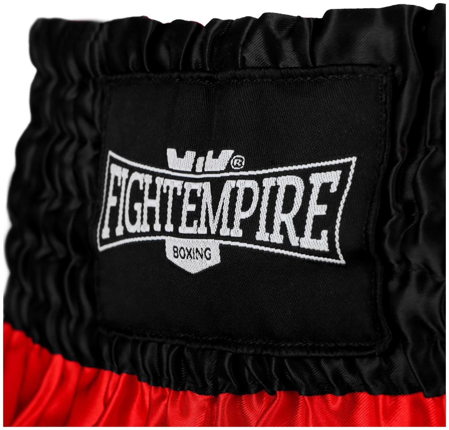 Шорты для тайского бокса FIGHT EMPIRE, р. XL, цвет красный
