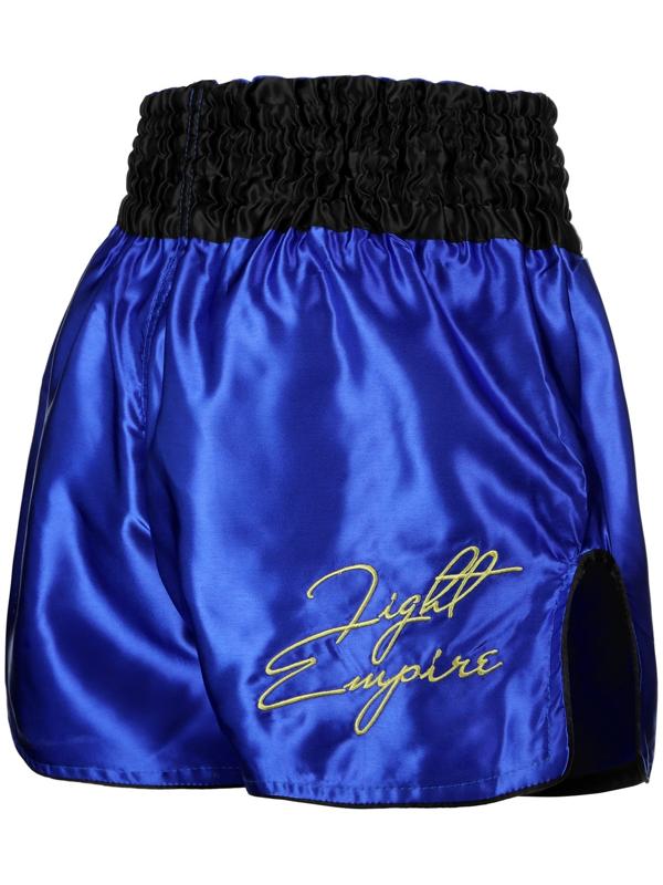 Шорты для тайского бокса FIGHT EMPIRE, р. M, цвет синий
