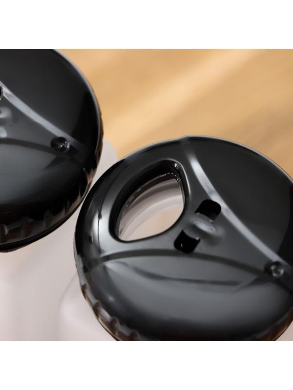 Набор для специй на подставке «Классика», 2 предмета: солонка 150 мл, перечница 150 мл