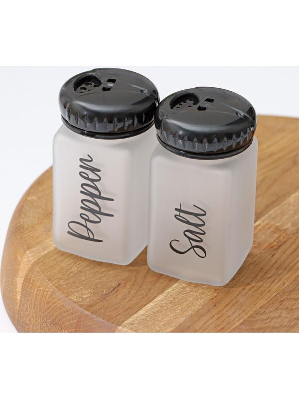 Набор для специй на подставке «Классика», 2 предмета: солонка 150 мл, перечница 150 мл
