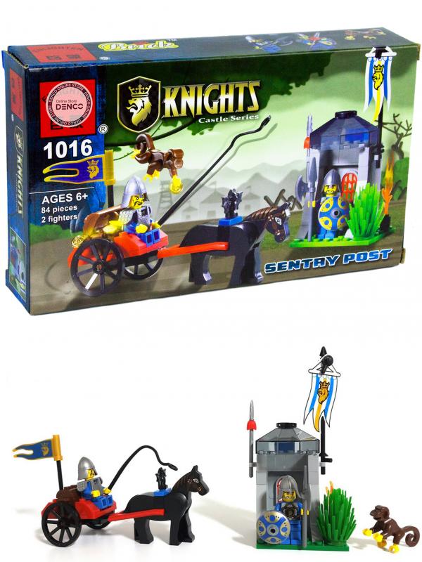 Конструктор Enlighten «Сторожевой пост» 1016 Knights Castle Series / 84 детали