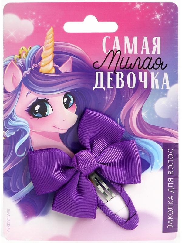 Заколка с бантом 