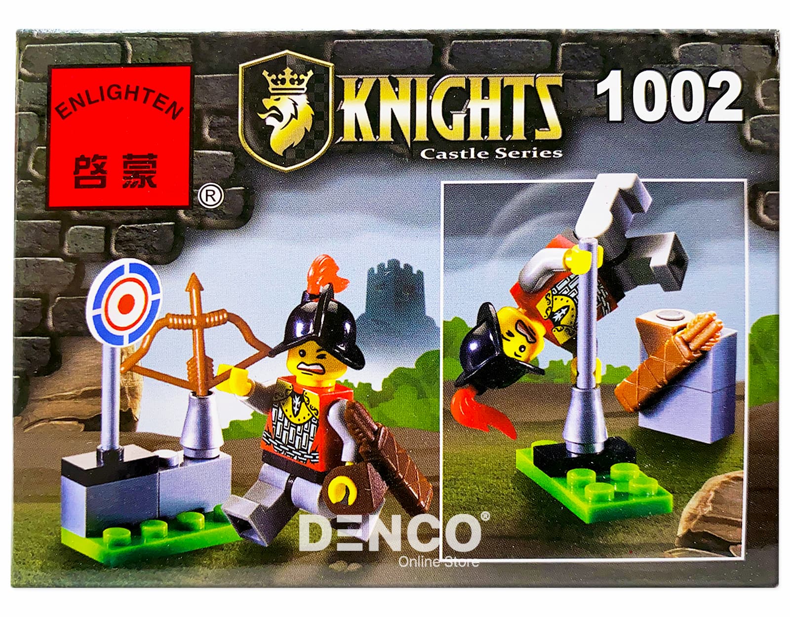 Конструктор Enlighten «Полигон Лучников» 1002 Knights Castle Series / 16 деталей
