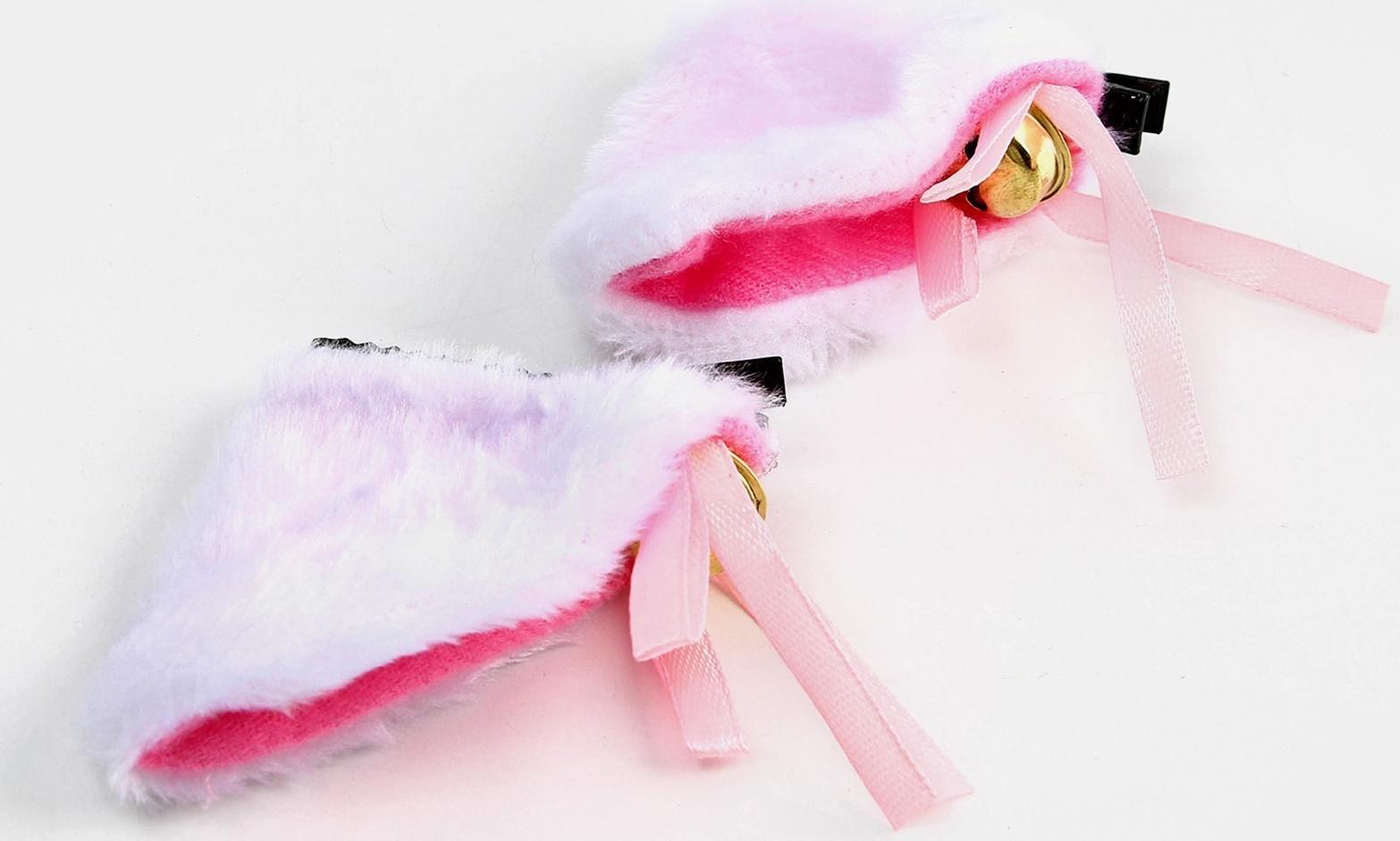 Заколки-ушки на формовой подложке 