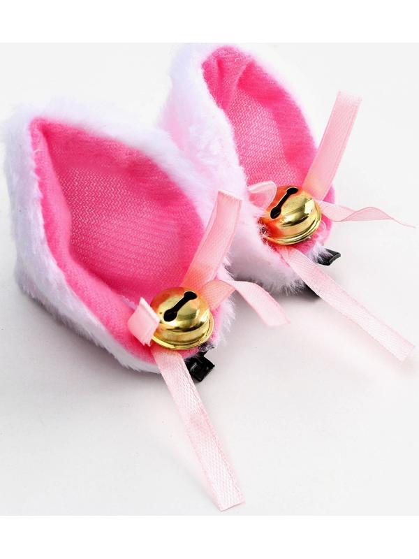 Заколки-ушки на формовой подложке 