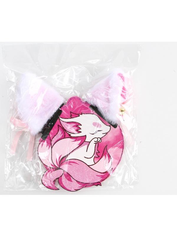 Заколки-ушки на формовой подложке 