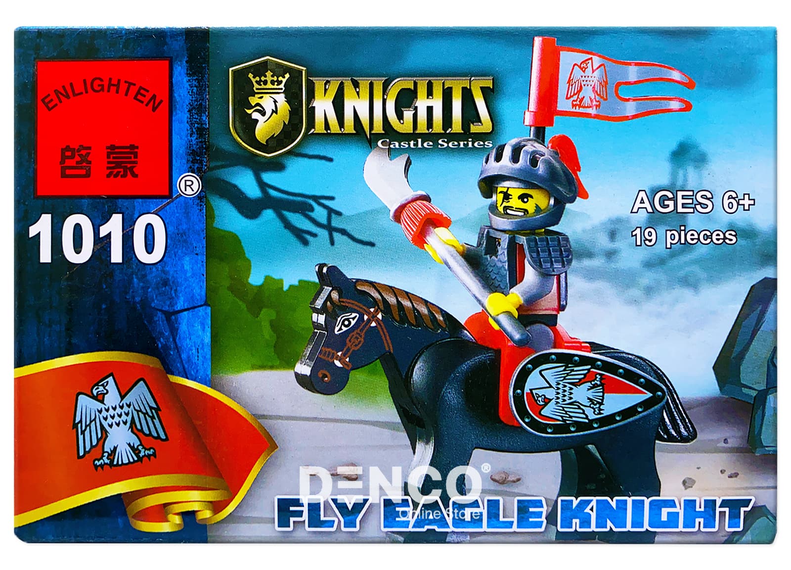 Конструктор Enlighten «Всадник» 1010 Knights Castle Series / 27 деталей