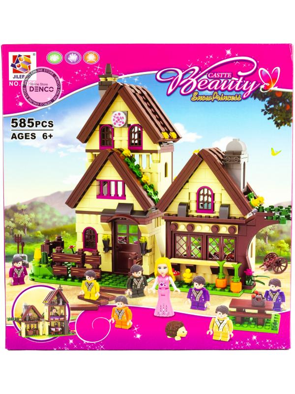 Конструктор JILEBAO «Белоснежка в доме гномов» 6026 Disney Princess / 585 деталей