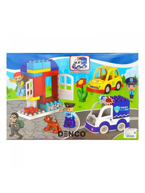 Конструктор StaPaw Police Station «Полиция со светом» 3804 (Аналог LEGO DUPLO) 49 деталей