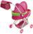 Коляска для кукол «Счастливый карапуз» универсальная, с корзиной и сумкой