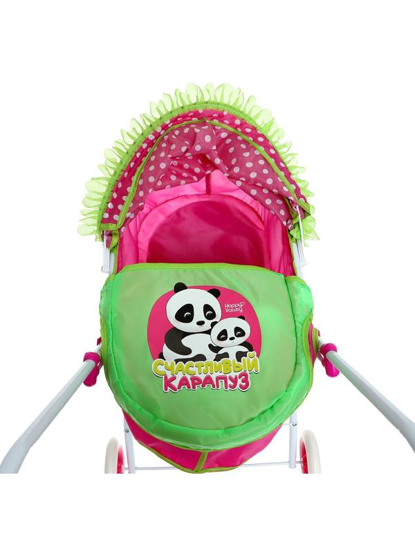 Коляска для кукол «Счастливый карапуз» универсальная, с корзиной и сумкой