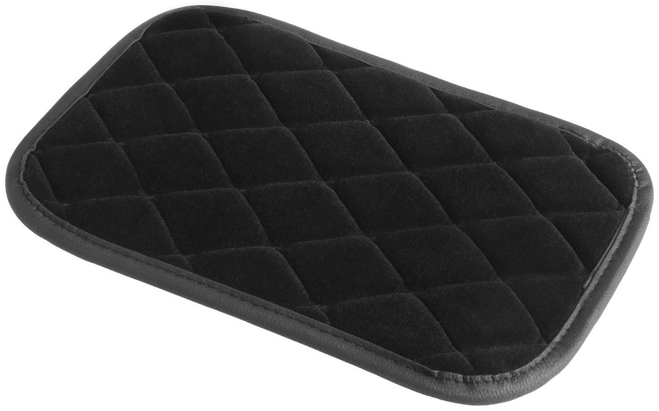 Коврик на подлокотник 28×20 см, ромб, черный