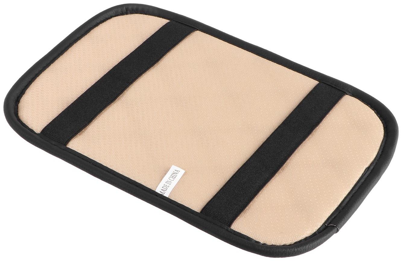 Коврик на подлокотник 28×20 см, ромб, черный