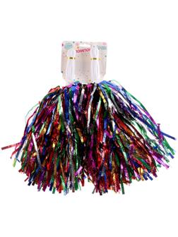 Помпоны, цвет радужный, набор 2 шт.