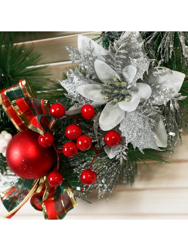 Венок новогодний d- 26 см 