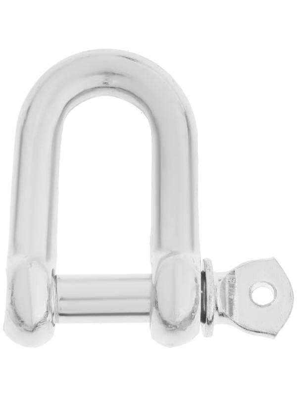 Скоба такелажная, тип прямой, 10 мм, цинк, 50 шт