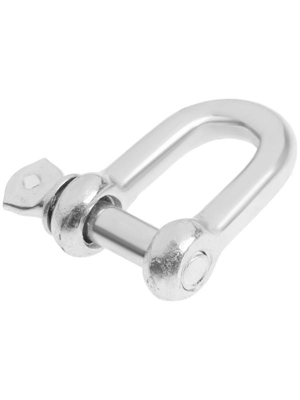 Скоба такелажная, тип прямой, 10 мм, цинк, 50 шт