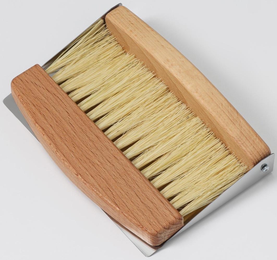 Набор для уборки: совок и щётка, 16×10,5×4 см, 16×4×1,6 см, 30 пучков, натуральный волос