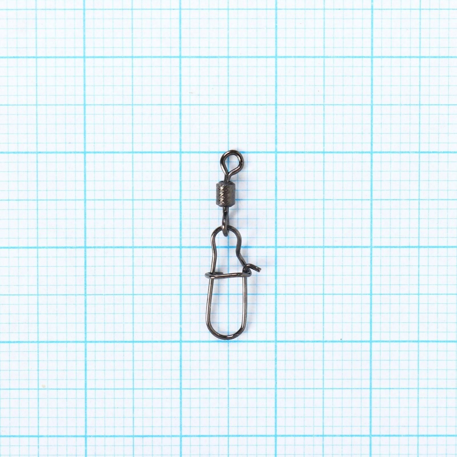 Вертлюг с застежкой Saikyo SA-302-10, 10 шт