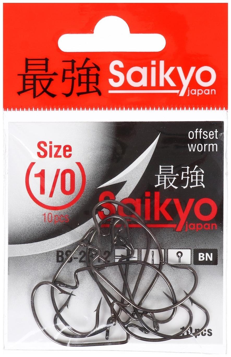 Крючки Saikyo BS-2312 BN № 1/0, 10 шт